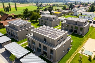 Installation solaire avec RPC à Grossaffoltern