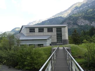 Die Zentrale des Kraftwerks Kandergrund