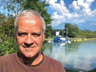 Hans-Ueli Sieber, responsable de la centrale hydroélectrique de Spiez