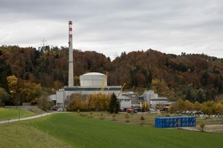 la centrale nucléaire de Mühleberg