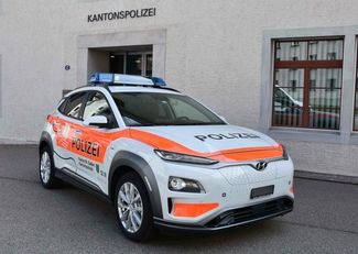 Elektrisches Polizeiauto