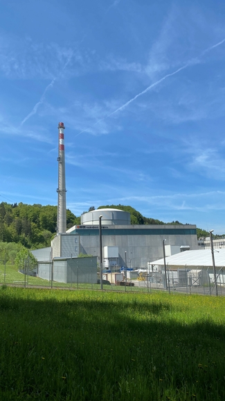 La centrale nucléaire de Mühleberg.