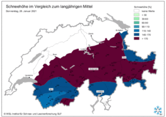 Grafik: WSL-Institut für Schnee- und Lawinenforschung SLF