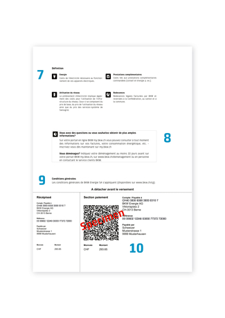 Page 3 – Bulletin de versement QR