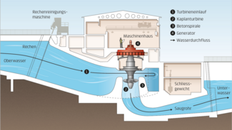 Schema des Kraftwerks